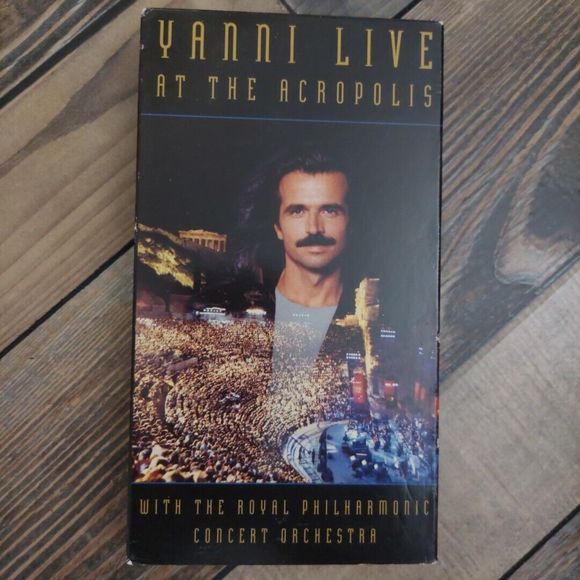 Yanni Live At The Acropolis VHS with The Royal Philharmonic Concert Orchestra - Picture 2 of 4